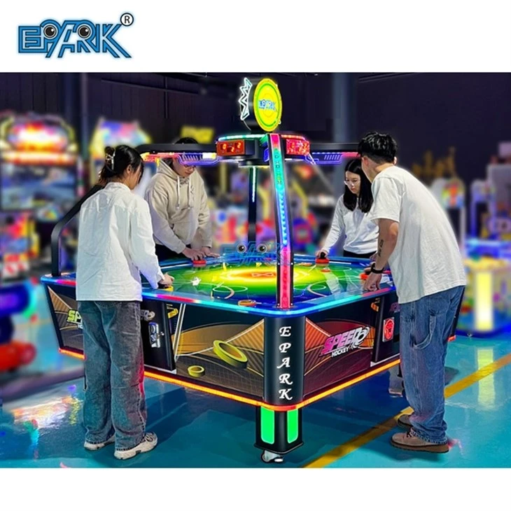 4 Person Speed Hockey Table Arcade Game
