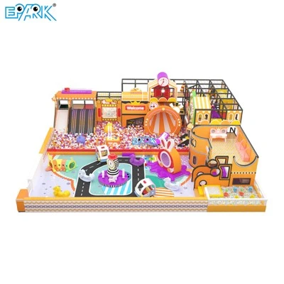 240㎡ Soft Play vnútorné ihrisko pre deti zábavné centrum